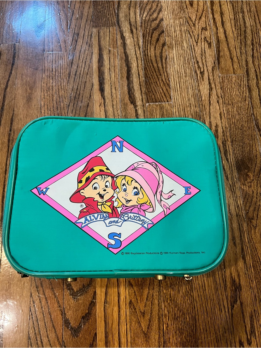 Vintage Alvin & Brittany Suitcase